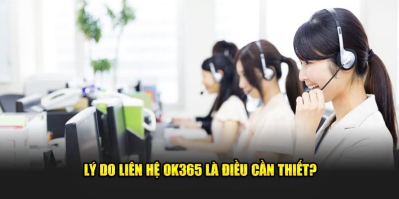 Vì sao người chơi cần liên hệ OK365?